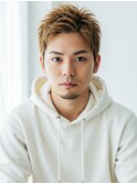 メンズカット/刈上げショート/メンズカラー/スパイキーショート