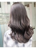 レイヤーカットくびれ韓国ヘア