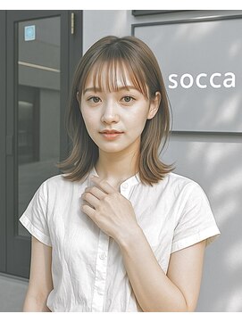 ソッカ(socca) ミディアムレイヤーボブ
