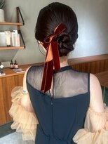 オリ('Oli)&nbsp;タイトアップ×ベロアリボン