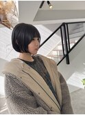 冬に似合うショートボブ