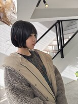 エムドットヘアーサロン(M. hair salon)&nbsp;冬に似合うショートボブ