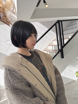エムドットヘアーサロン(M. hair salon) 冬に似合うショートボブ