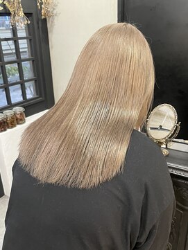 ノエル 池袋店(noel) 【noel】manami×ミルクティーベージュ　ダブルカラー