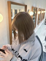 ゼスト アイヴィ(ZEST Ivy)&nbsp;【金丸紗羽佳】ミルクティーベージュ/タッセルボブ