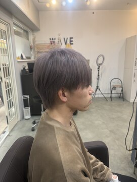 メンズサロン ウェーブ(men's salon WAVE) ラベンダーグレージュ×マッシュ