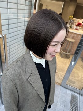 コール ネックス ザ サロン 表参道(COALL nex the salon) 【福島#7】シークレットハイライト オリーブボブ 表参道 韓国