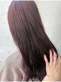 韓国顔まわりレイヤーカットグレージュオリーブベージュブラウン