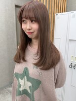 アロ 大阪梅田(alo)&nbsp;【momoa】柔らかミルクティーベージュ《ブリーチ/ベージュ》