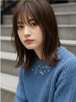 フレイムス ヘアアンドリラックス 大宮東口店(Frames)&nbsp;セミロング20代30代ストレートレイヤー前髪なし前髪あり越谷