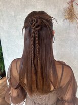 ミルクティ(Milk tea)&nbsp;ロングのヘアセット