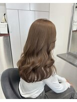 Valone Tokyo レイヤーカット/韓国ヘア/髪質改善【12/1NEW OPEN（予定）】&nbsp;ba20683_ブリーチなしダブルカラー透明感ベージュ韓国レイヤー