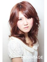 ディセンタージュ ヘアーメイク(DECENTAGE hair make) ☆しっとり秋色セミディ☆