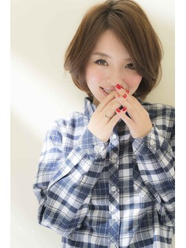 ガーデン ムサシコスギ(GARDEN MUSASHIKOSUGI) 小顔に見せるショートボブ/骨格補正カット/セミディ/ふわミディ