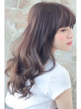 アフロート ルヴア(AFLOAT RUVUA) バイオレットバレイヤージュとデジタルパーマでクラシカルに★