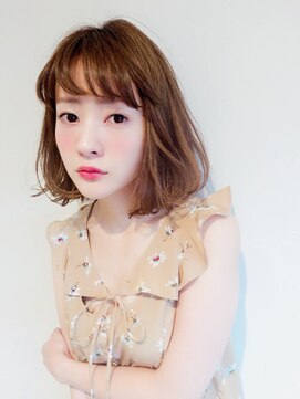 ネオリーブニコ 大井町店(Neolive Nico) 外国人風 アッシュベージュ ゆる巻きボブ