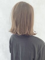 ムウ 難波(MOU)&nbsp;ハッシュカットフルバング似合わせカットレッドブラウン20代30代