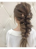 編みおろしアレンジ
