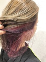 レーヴ(Reve)&nbsp;2色インナーカラー×ピンク×バイオレット【レーヴ】