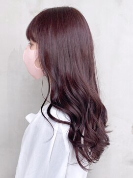 アイティーバイアルバム 松戸店(IT by ALBUM) ダークラベンダー_カーキグレージュマッシュショート_ba322152