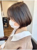 〇韓国ボブ タンバルモリ 顔まわりレイヤー シースルーバング