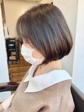 シエルバイアフロート(ciel by afloat) 〇韓国ボブ タンバルモリ 顔まわりレイヤー シースルーバング