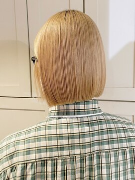 ベレーザ 渋谷(BELEZA) ba503_ニュアンスカラーベビーバングショコラベージュボブルフ