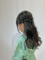 ブロッサム 若葉店(Blossom) キッズカット MIX巻き 簡単アレンジ