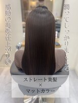 ビスト(vist) 20代30代ストレート美髪×大人可愛いダメージレス・マットカラー