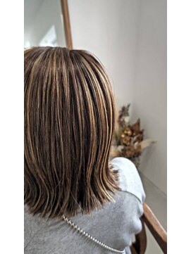 ネード バイ ヘアデザイン(..ne-do by hair design) 切りっぱなしツヤボブ