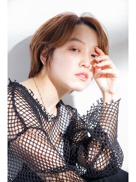 リノナ(Linona) 耳だしショート グクマッシュ ミルクチョコレート【リノナ】