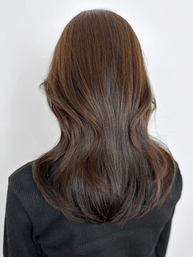 アイティーバイアルバム 松戸店(IT by ALBUM) オリーブベージュ_斜めバンググレージュカラー_ba462131