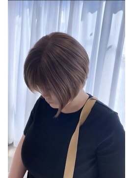 アフェクト 上大岡(affect) 前髪/マチルダボブ/ピンクベージュ/インナーグレージュ/上大岡