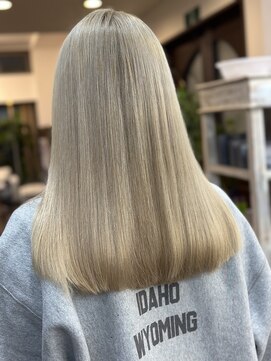 オブジェ ナチュレ(OBJE’T nature) 外国風×ミルクブロンドカラー