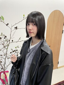 ハレトケ(HALEtoKE) ぷつっとボブに顔まわりlayer♪