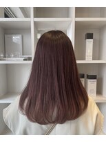 ヘアデザイン ファブロ(hair design FABRO.) 【担当:藤岡勇気】ピンクブラウンカラー