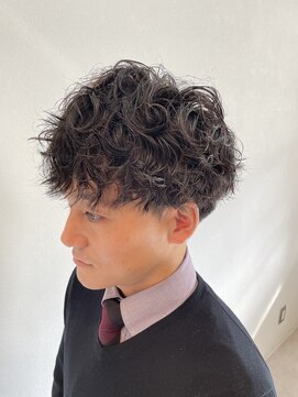 スタッグバーバー 近鉄奈良店(STAG BARBER) マッシュ＋スパイラルパーマ