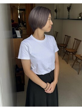 チャコレ 北千住店(Chacolle) ハイトーンシルバー×ショートボブ