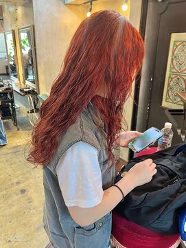 アンリ(Henri) 【かしむら】ブリーチ/ブリーチカラー/ケアブリーチ/暖色カラー