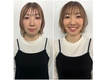 メロウ(me'lou)の雰囲気（《顔タイプ診断》before→after【フレッシュ】）