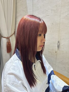 ロンドローズ 名古屋(Lond damaskRose) 顔周り ダブルカラー 名駅 ブリーチ 髪質改善 ボブ 韓国 865