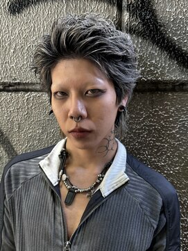 テクト バイアッシュ 吉祥寺店(Tect by Ash) スパイキーショートハイライトウルフカット