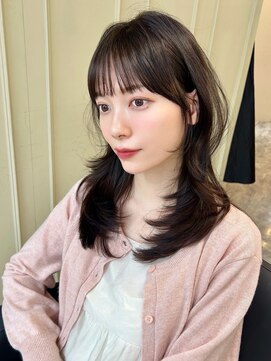 シエルバイアフロート(ciel by afloat) 〇韓国ヘア レイヤーカット 艶カラー 顔周りカット