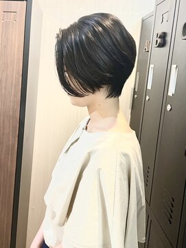 ギフト ヘアー サロン(gift hair salon) 【前髪長めくびれショートボブ】原口健伸