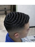 相性抜群！濡れパン×フェードカット