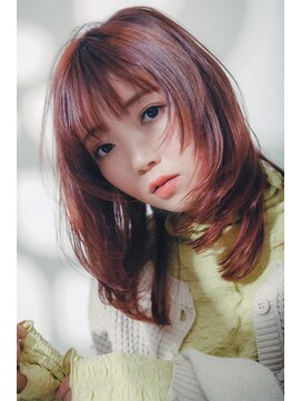 リスボーン(RESBORN) 【20,30代ナノバブルで顔まわりのデザインある美髪セミロング】