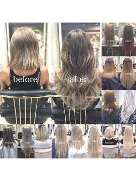 ルフレ 新宿歌舞伎町店(Reflet) カラー/馴染ませカット/枝毛カット/プルエクステ