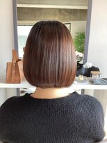 リエール(LIERRE)&nbsp;丸みを残して艶髪に◎シルキーストレートボブ【縮毛矯正】