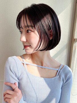 アフロート エル 錦糸町(AFLOAT L) 美髪大人ショート丸みマッシュショートイメチェン分け目なし