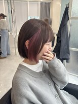 マーシュ 梅田(marshu)&nbsp;★［春カラー］Olive beige × pink○